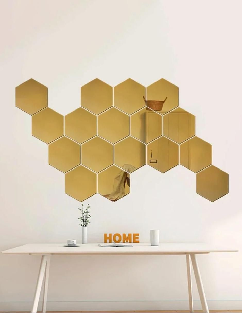 Espejo hexagonal 3