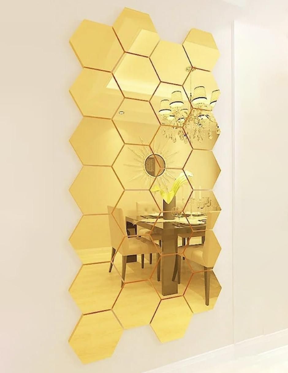 Espejo hexagonal 6
