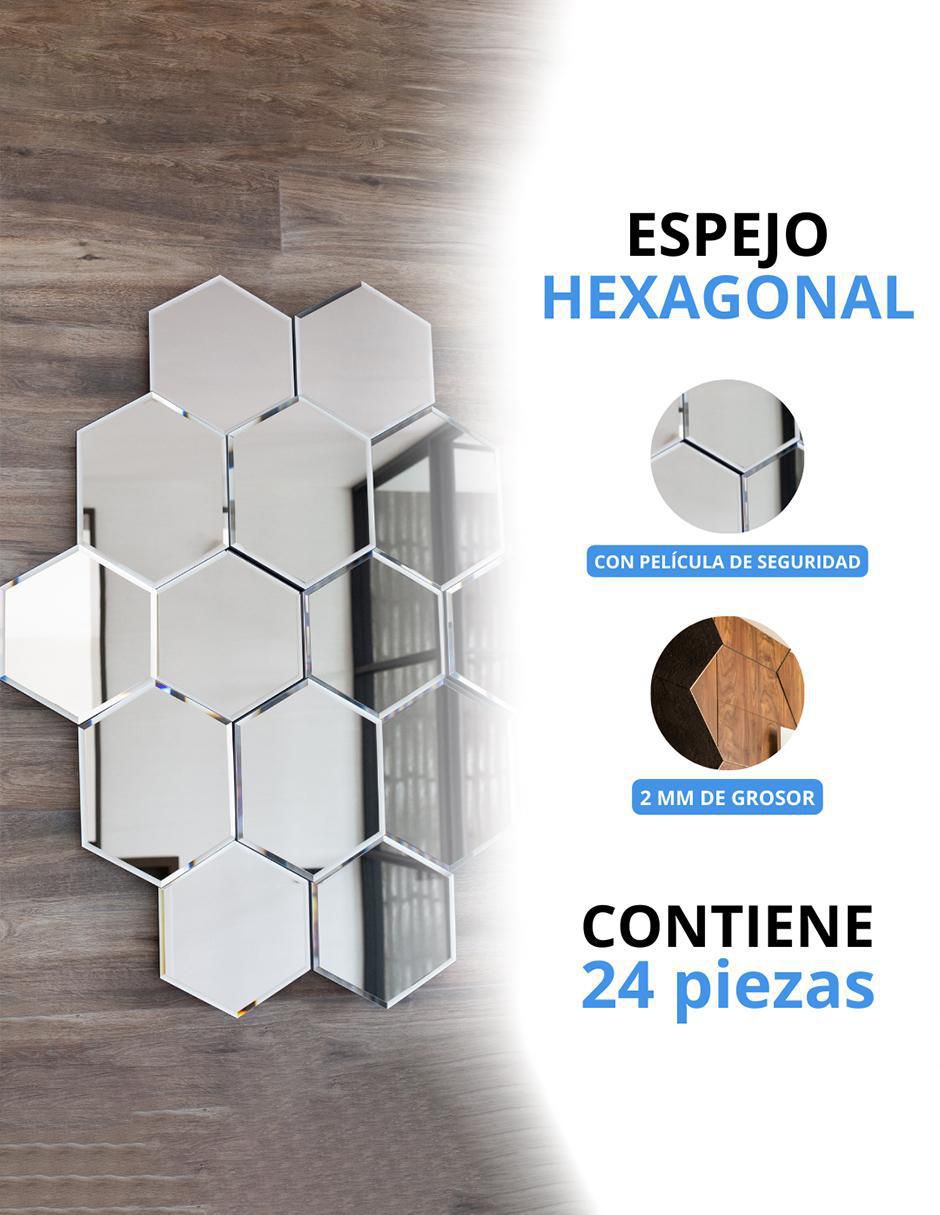 Espejo hexagonal 7
