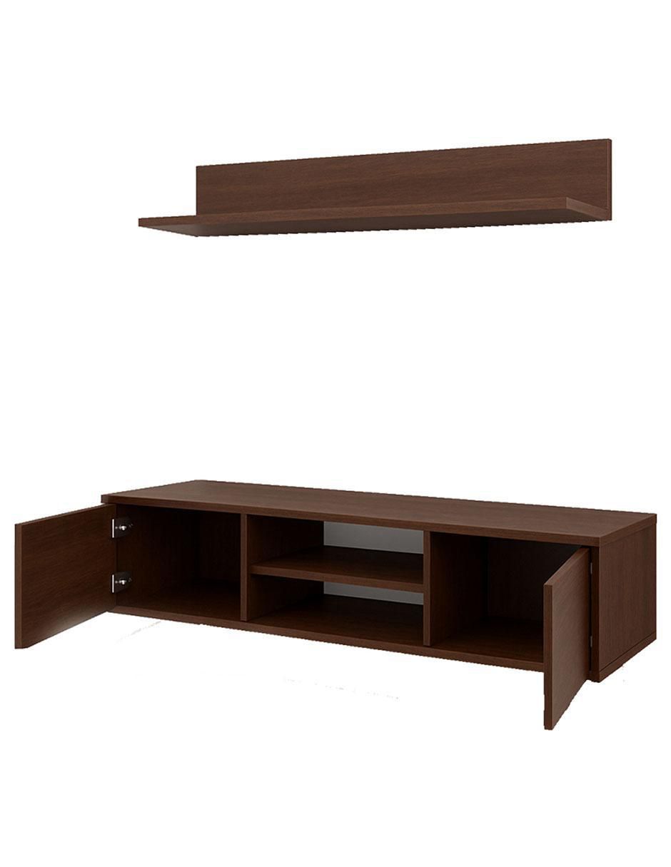 Mueble flotante para TV armable de melamina 3