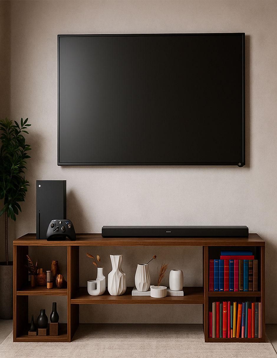 Mueble de TV armable de melamina 3
