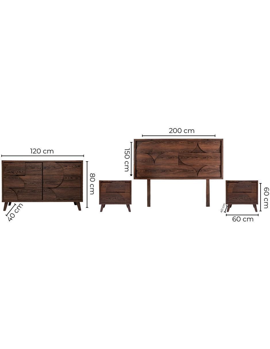 Set recámara Century  de MDF 15