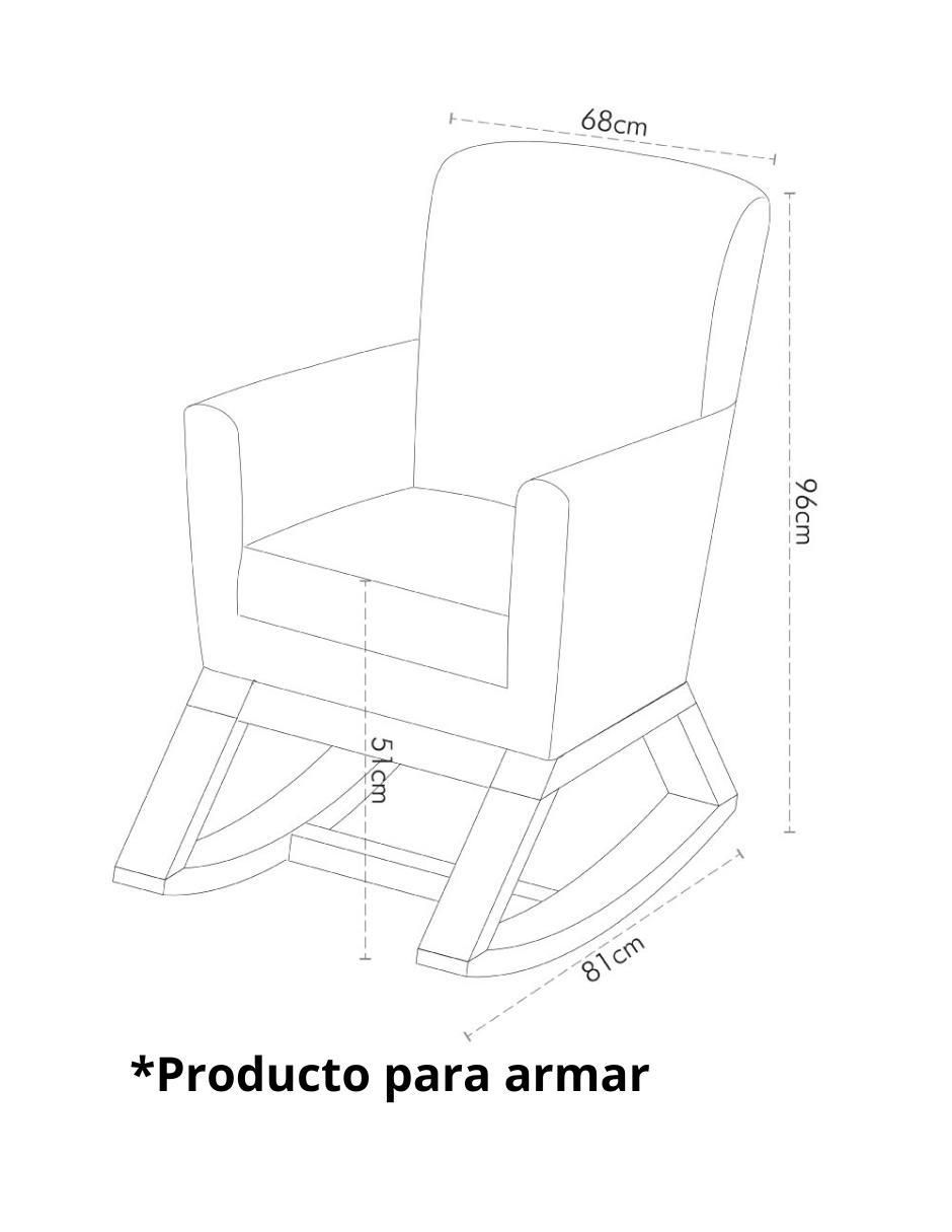 Mecedora Chapala de madera 5