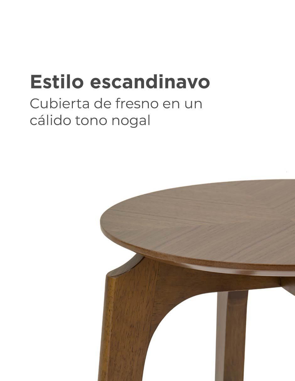 Mesa auxiliar armable de madera 8