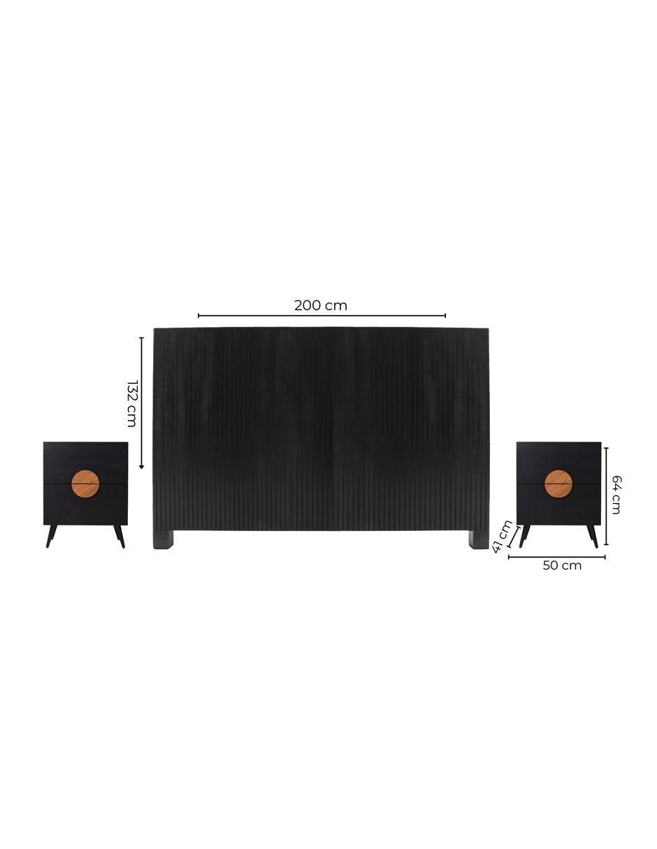 Set cabecera Pliseé + Aura de melamina 12