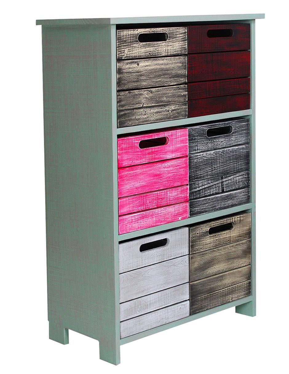 Cajonera de madera pino 2