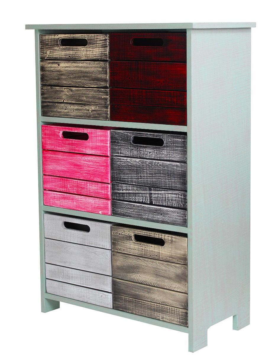 Cajonera de madera pino 3
