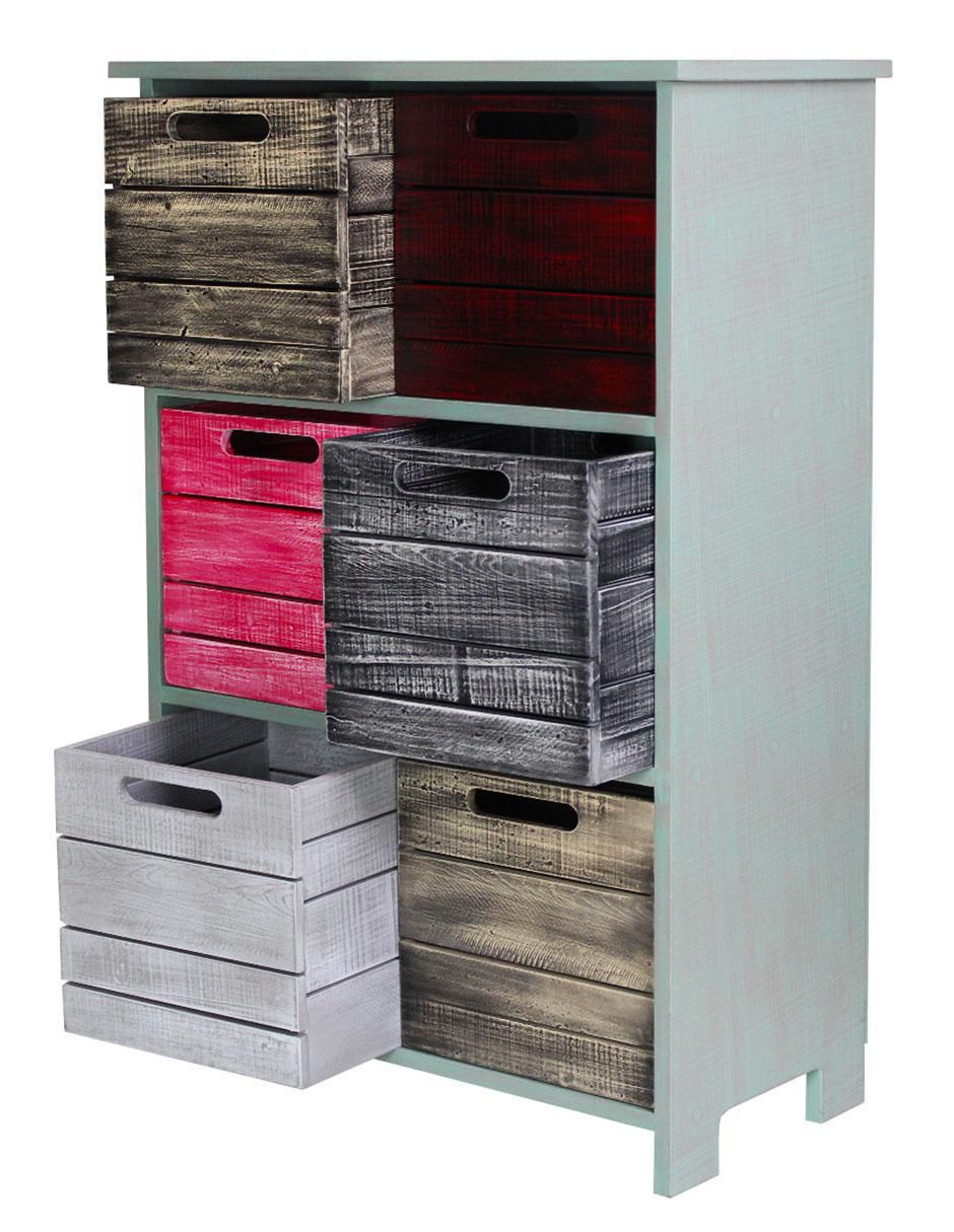 Cajonera de madera pino 4