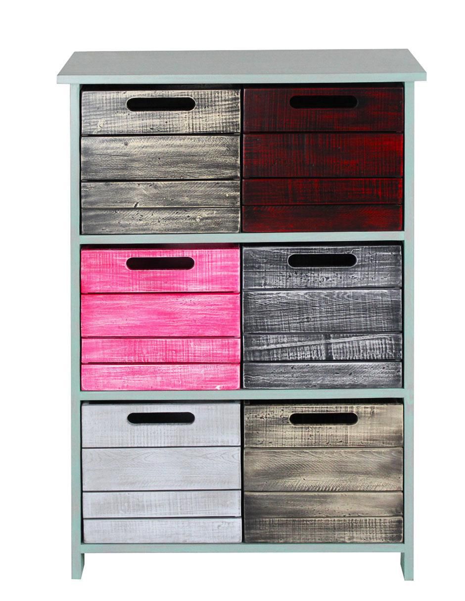 Cajonera de madera pino 5