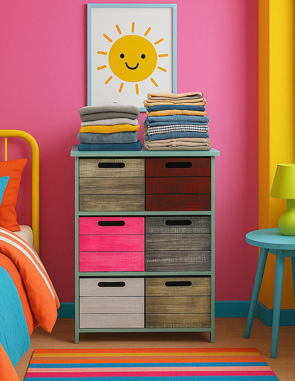 Cajonera de madera pino 7