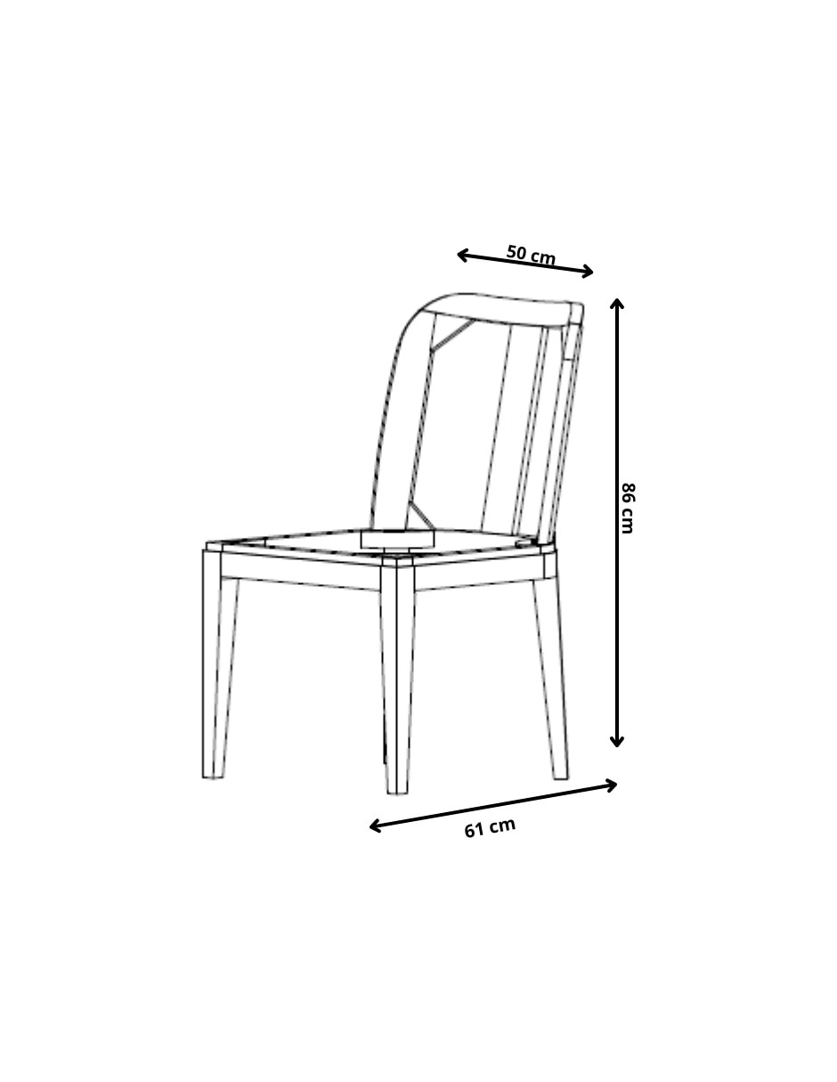 Silla Bassis de madera adulto 8