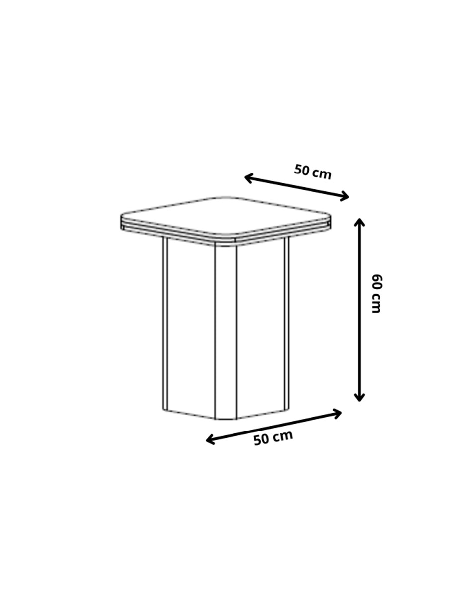 Mesa lateral Bassis de madera 4