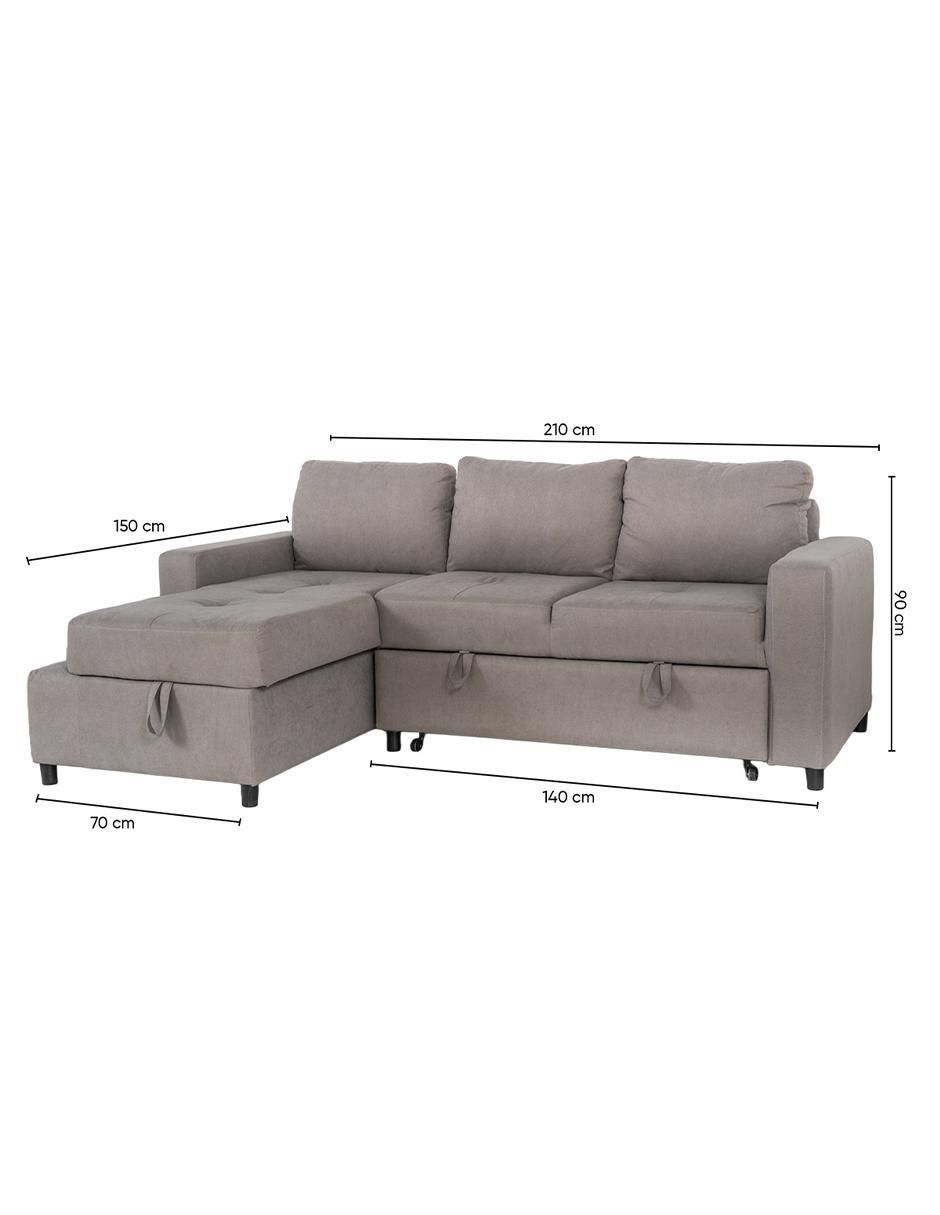 Sala modular izquierda Anete de velvet 13
