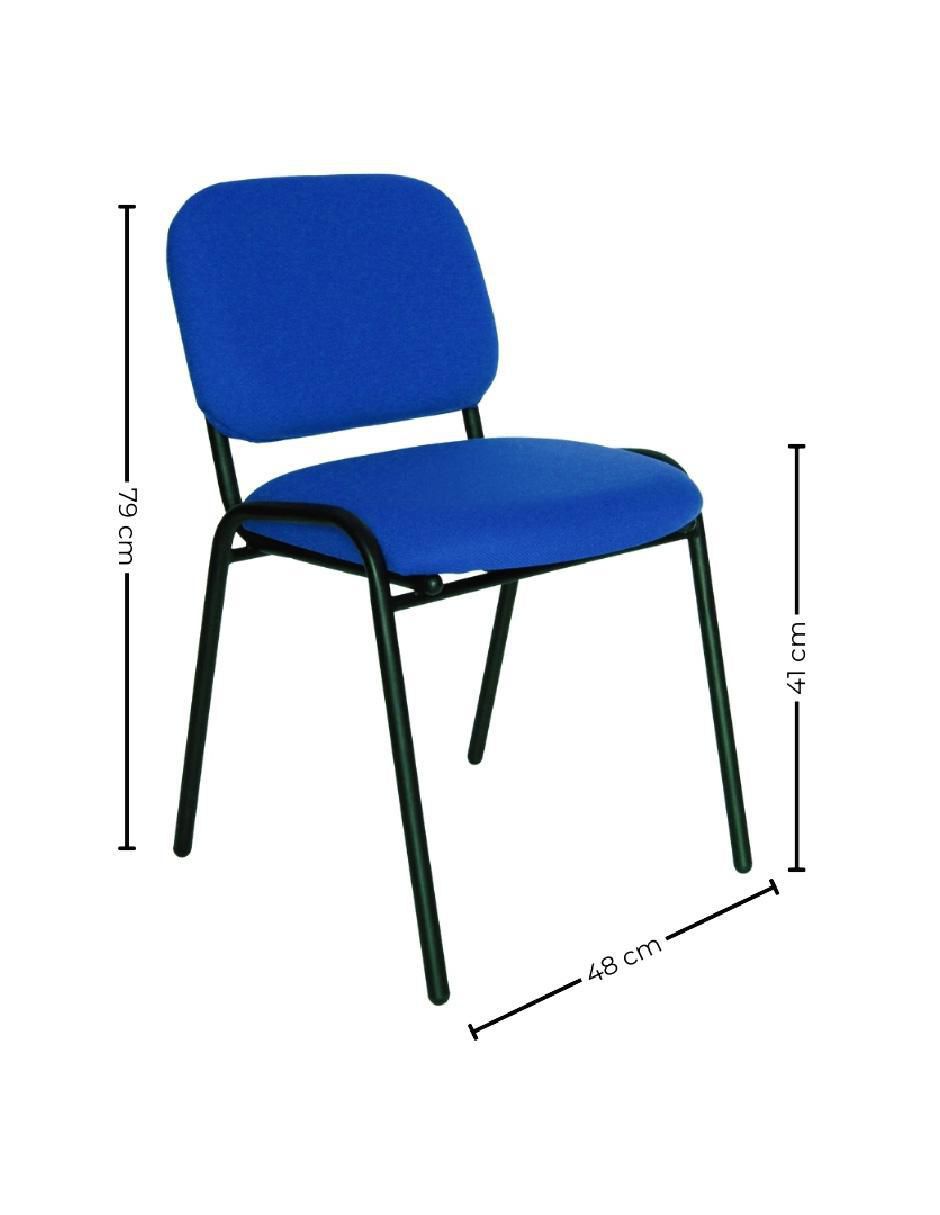 Silla 1 pieza de acero adulto 6