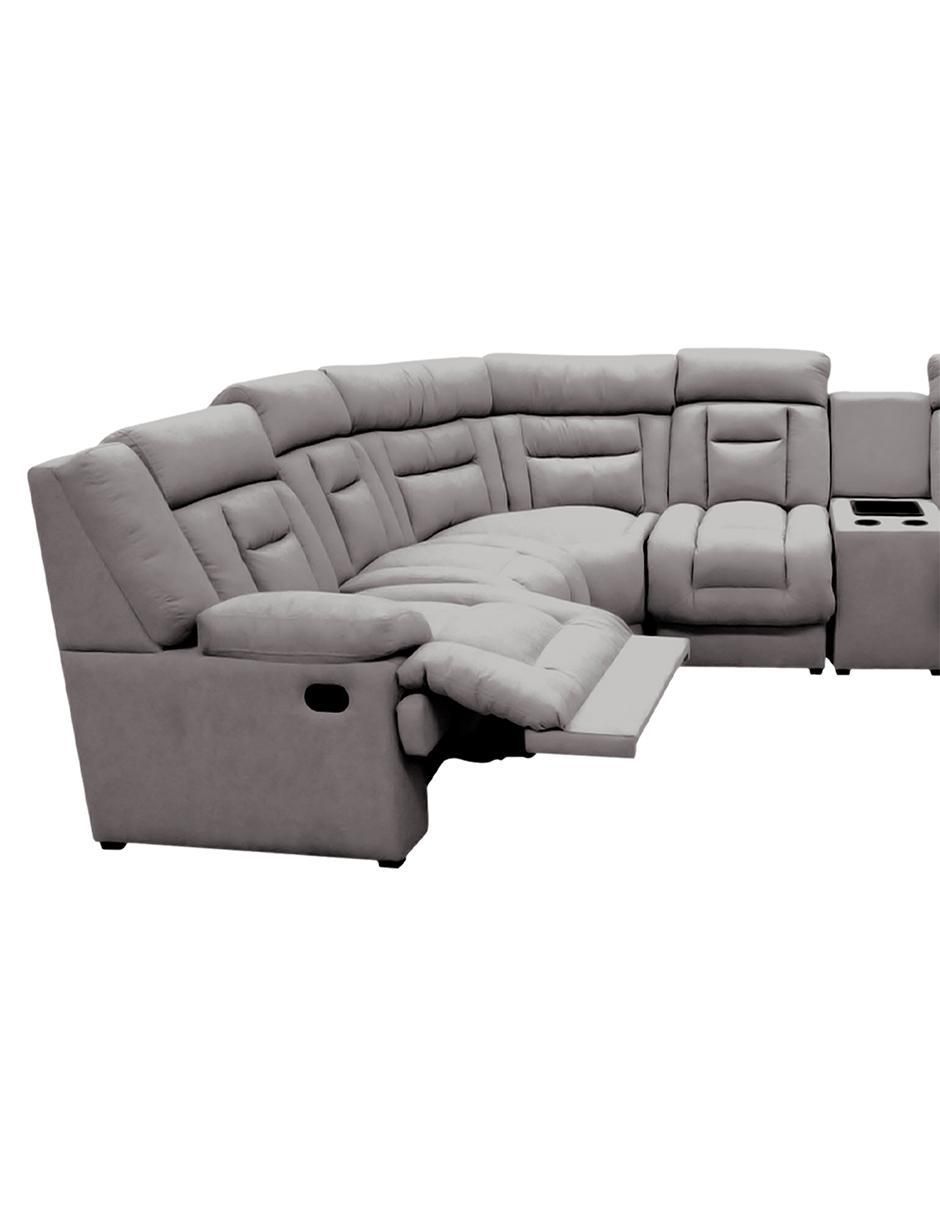 Sala modular Marise de velvet 3