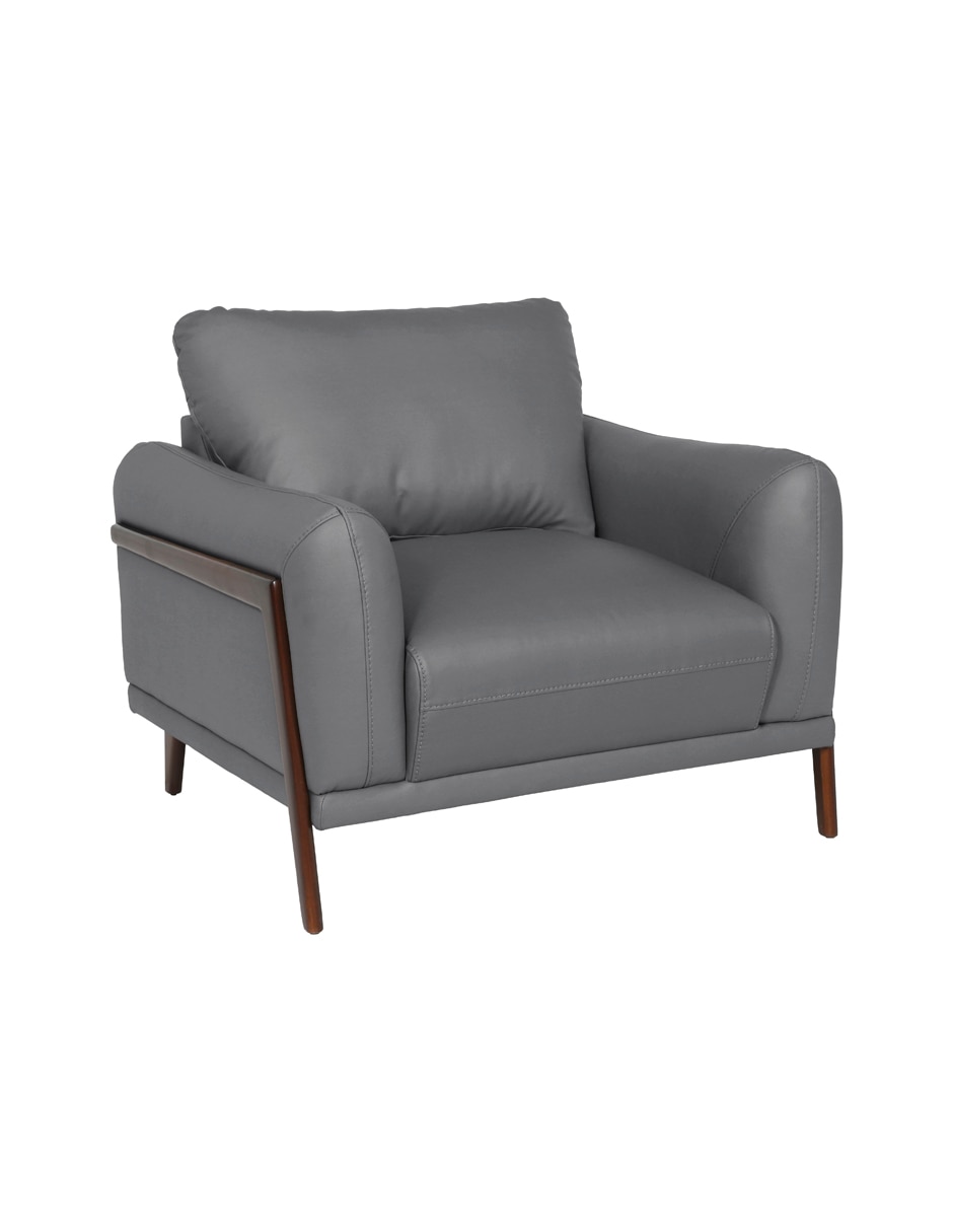 SILLÓN LICO MICROFIBRA, GRIS