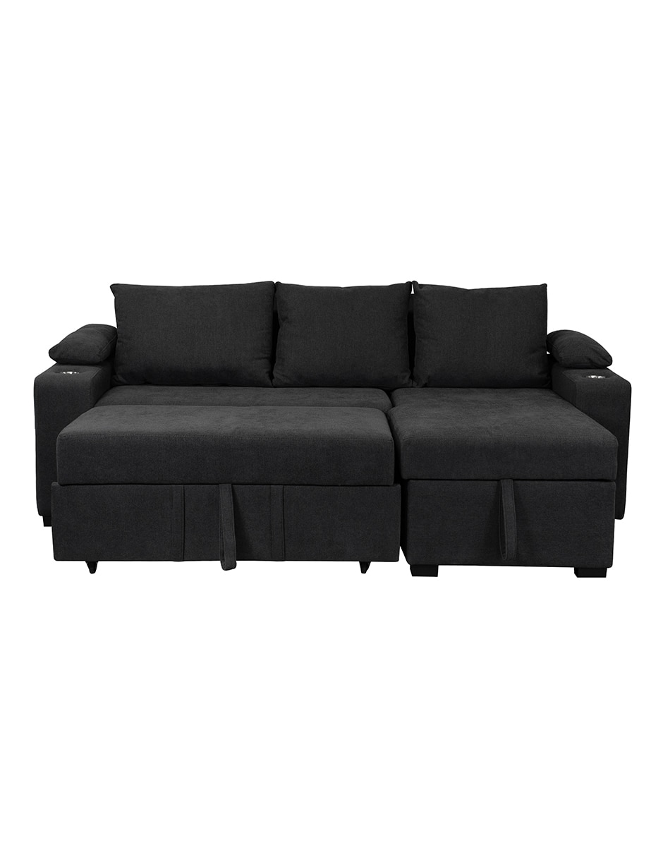 SOFÁ CAMA NORMAN DER MADE, GRIS OXFORD