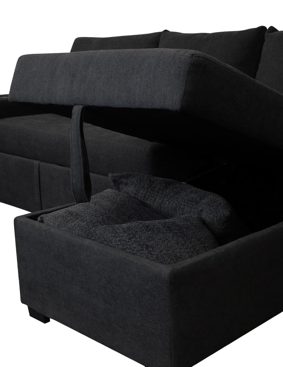 SOFÁ CAMA NORMAN DER MADE, GRIS OXFORD