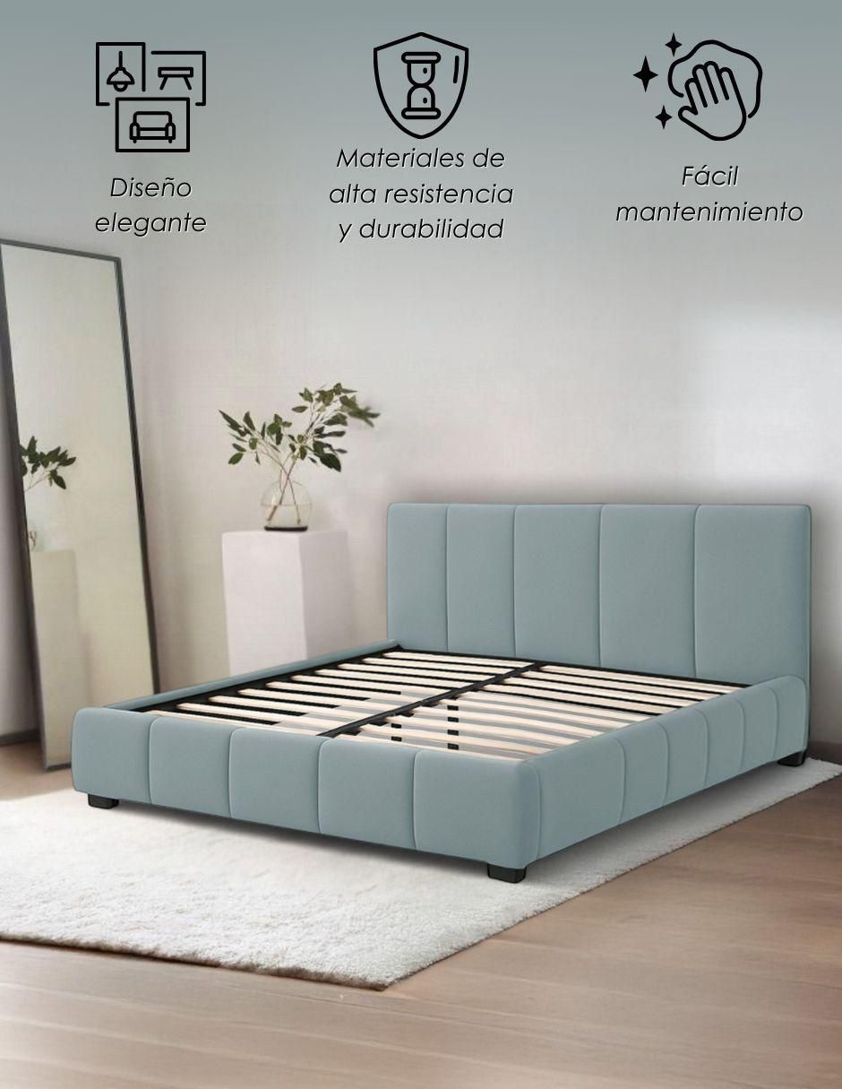 Cama Acolchada de madera 2