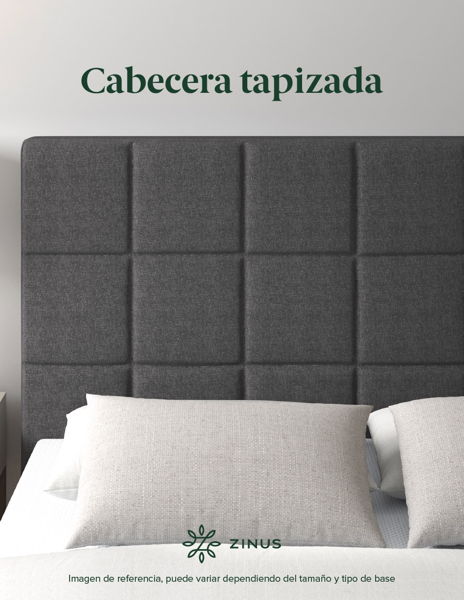 Base para cama armable Leo de chapa madera 5