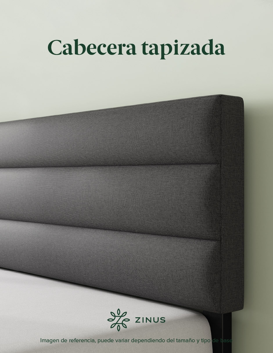 Base para cama armable Piper de chapa madera 4