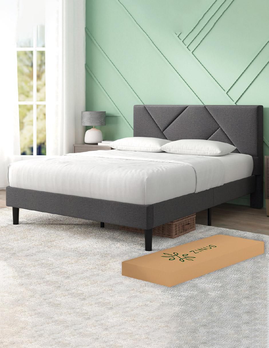 Base para cama armable Judy de chapa madera 8