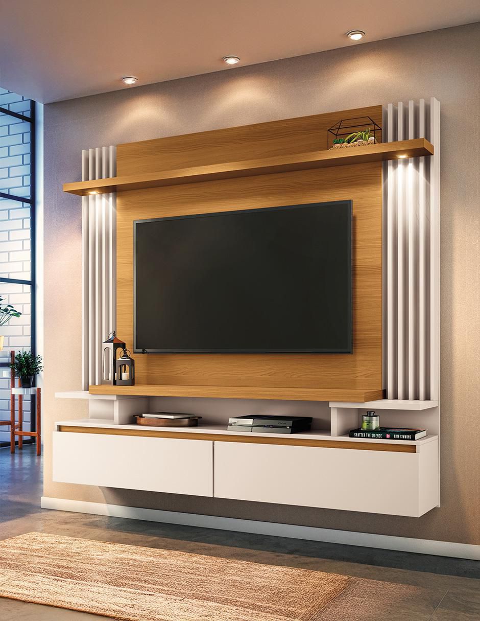 Mueble flotante para TV armable Cosmo de MDF 4