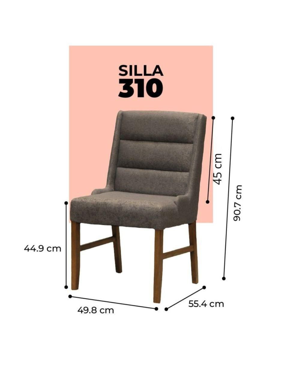 Juego de sillas 2 piezas 310 de madera pino 7