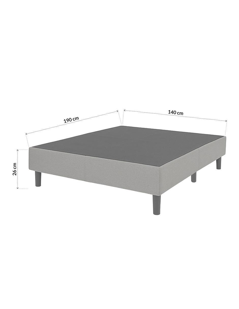 Base para cama armable Condesa de acero matrimonial