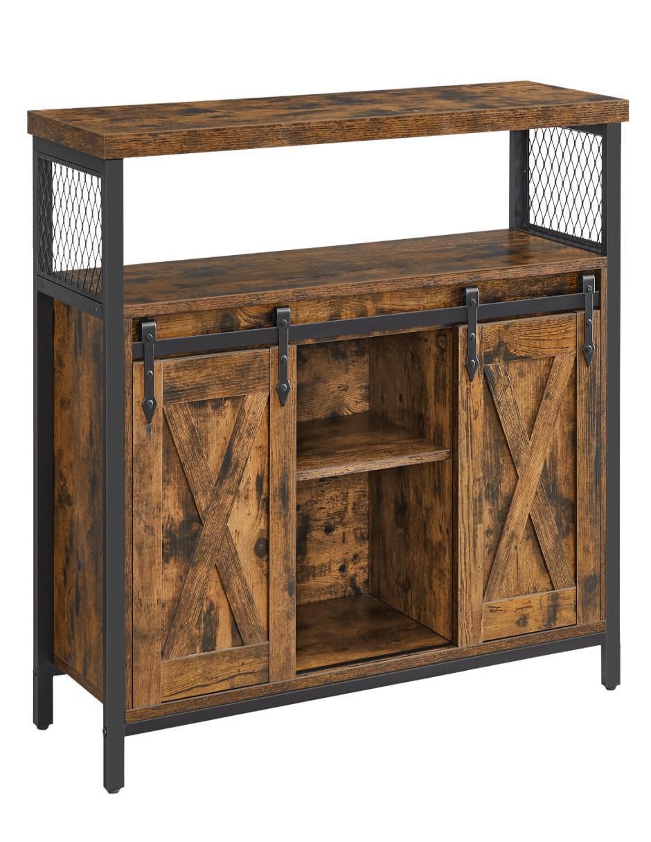 Gabinete armable Daxton de madera con metal