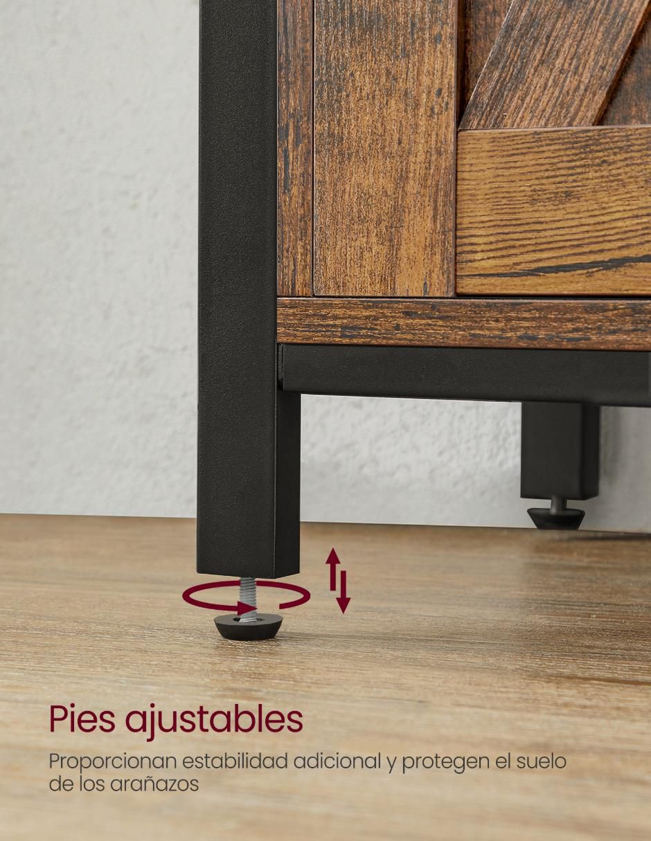 Gabinete armable Daxton de madera con metal 3