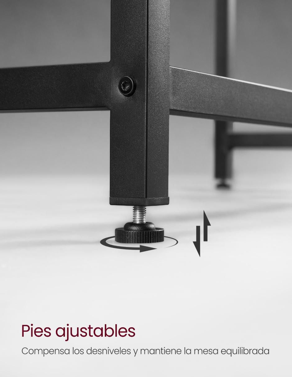 Escritorio armado Brandon de madera 2