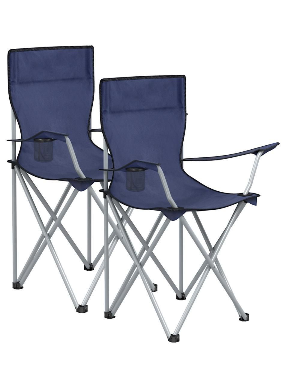 Set de sillas plegables 2 piezas Sandy Set de sillas plegables 2 piezas Sandy