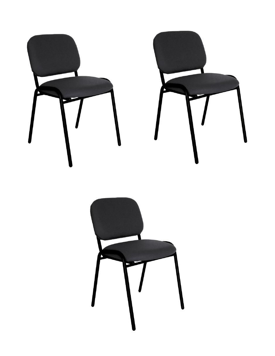 Juego de sillas 3 piezas de textileno adulto Juego de sillas 3 piezas de textileno adulto