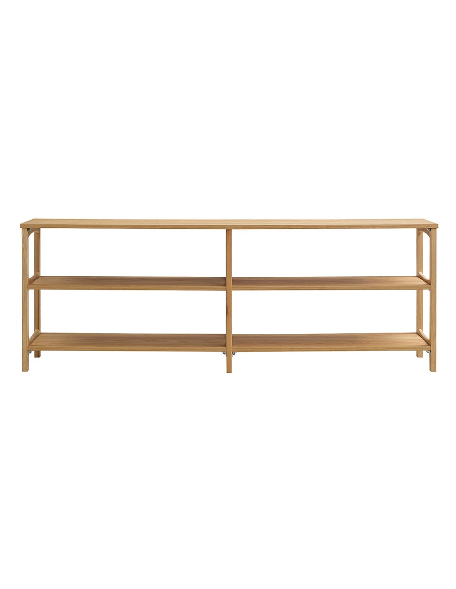 Estante armable Sun de chapa madera