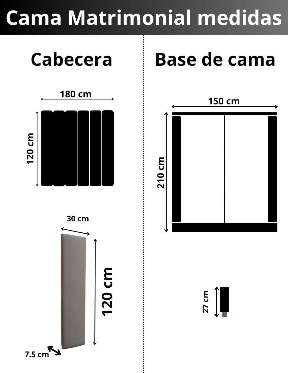 Cama Moder Luxury Article de tela 9