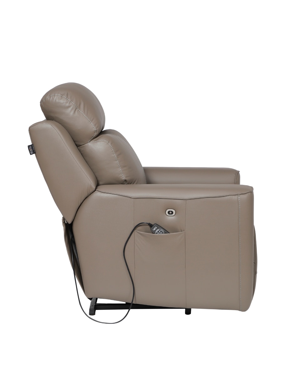 Sillón reclinable Boss de piel 6