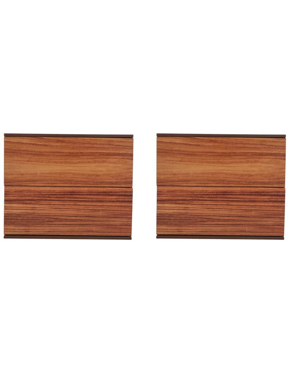 Set buró Amarella de chapa madera