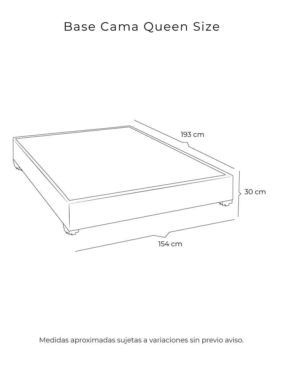 Base para cama de madera pino 6