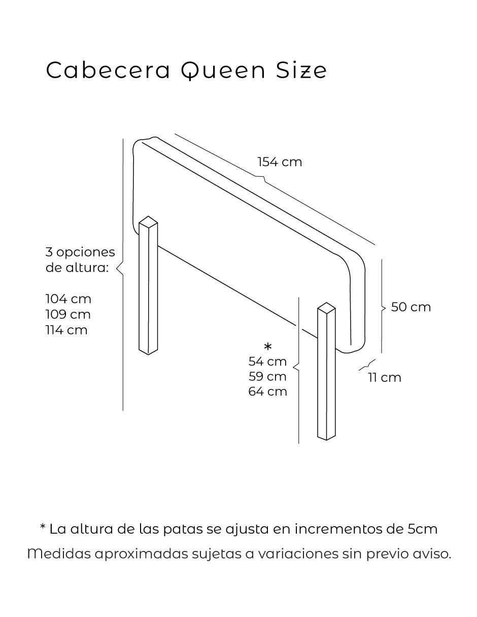 "cabecera/set cabecera" sí lugo dicasa "de" madera y tela