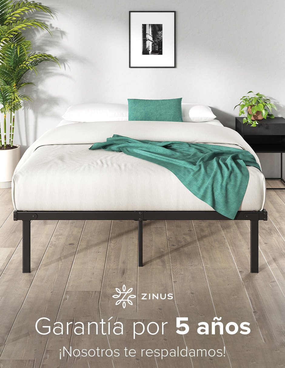 Base para cama armable Caleb de acero inoxidable 8