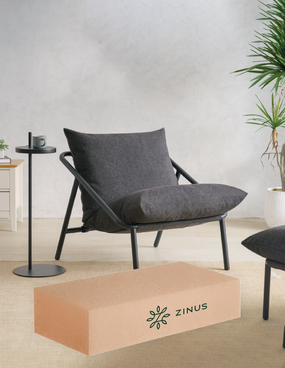 Silla 1 "piezas" ada zinus "de" mezcla de materiales adulto