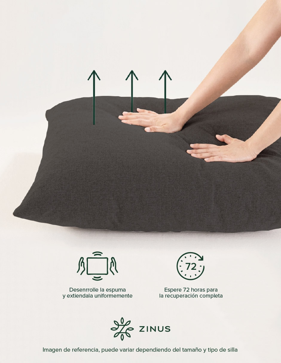 Silla 1 "piezas" ada zinus "de" mezcla de materiales adulto