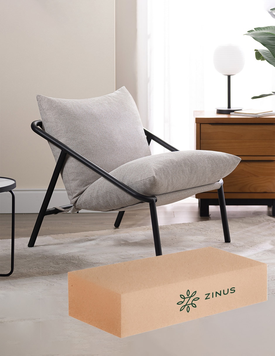 Silla 1 "piezas" ada zinus "de" mezcla de materiales adulto
