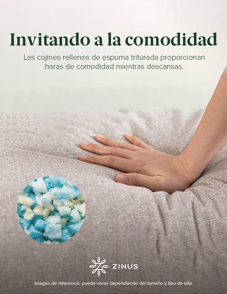 Silla 1 "piezas" ada zinus "de" mezcla de materiales adulto