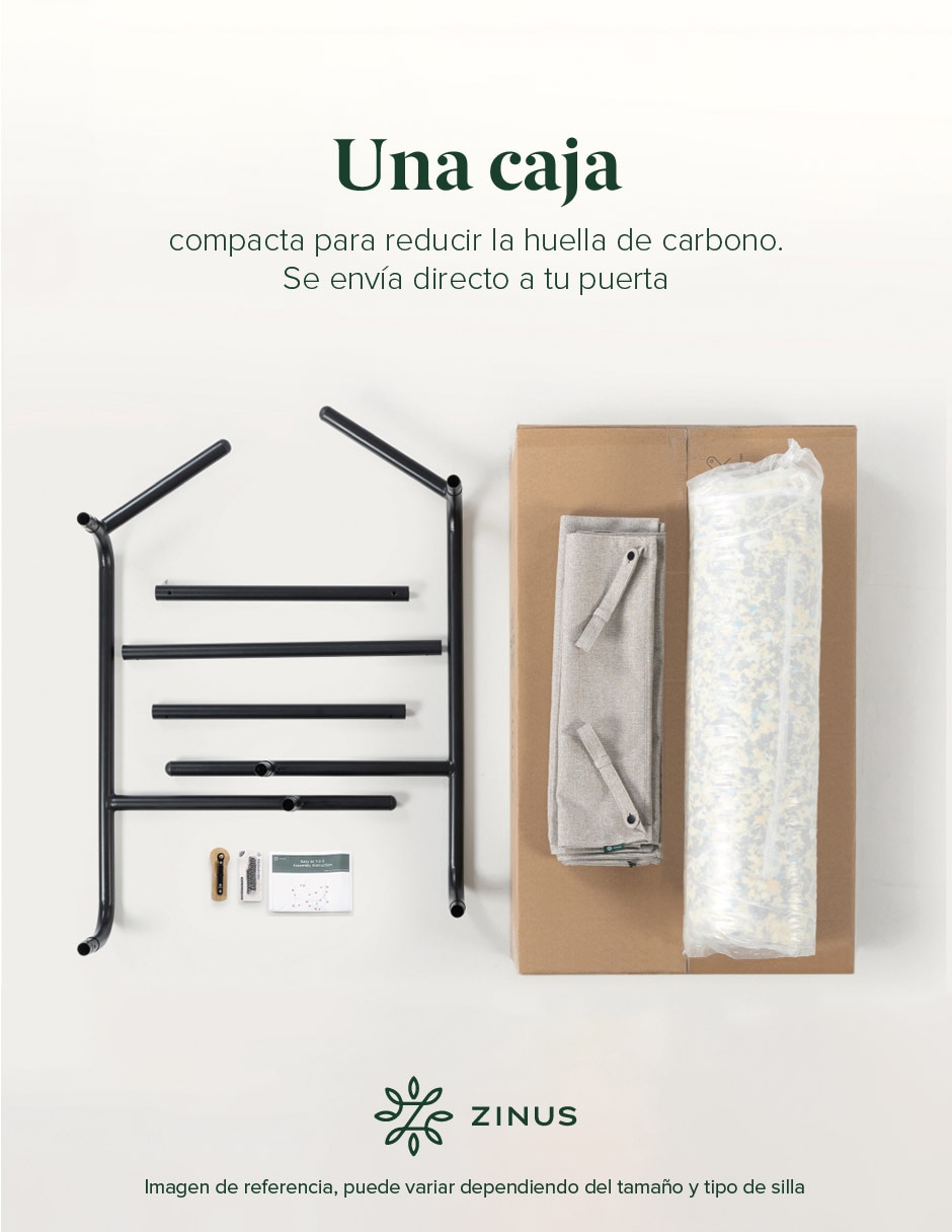 Silla 1 "piezas" ada zinus "de" mezcla de materiales adulto