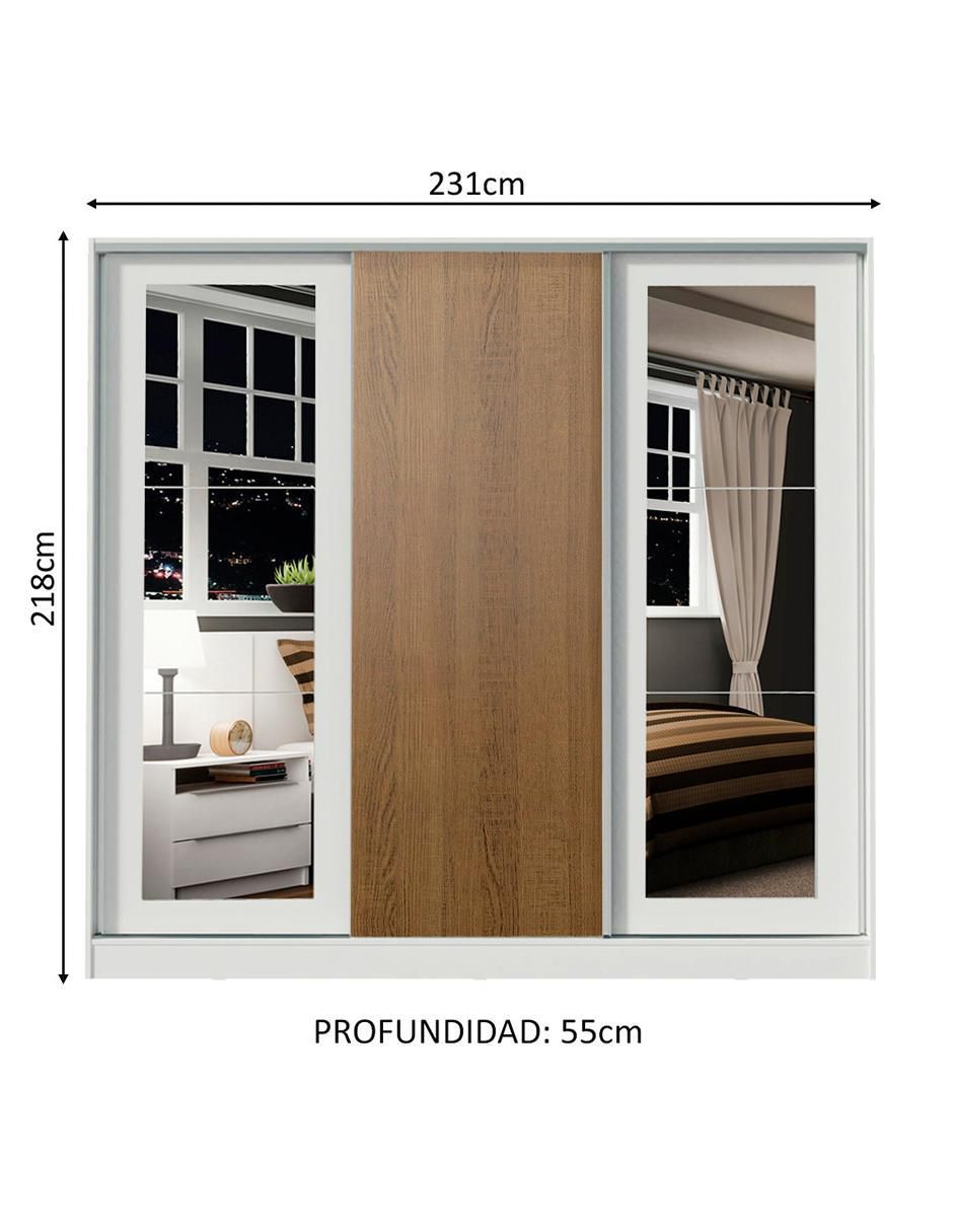 Ropero Royale 11639B2E1R de MDF 11