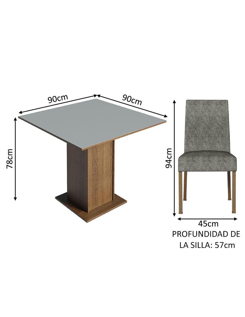 Comedor Karina para 4 personas de MDP 9