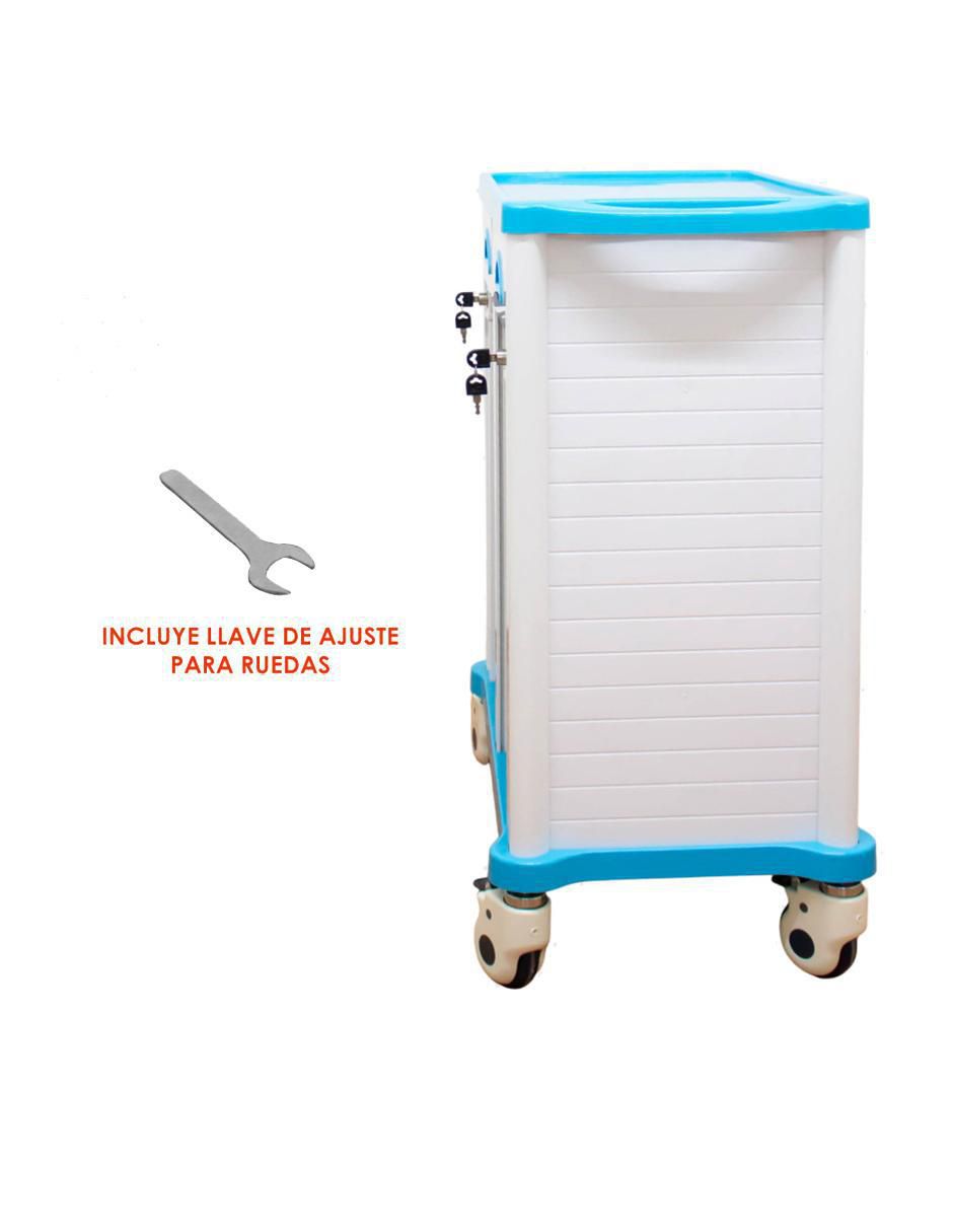 Carro de servicio áreas múltiples plástico 2