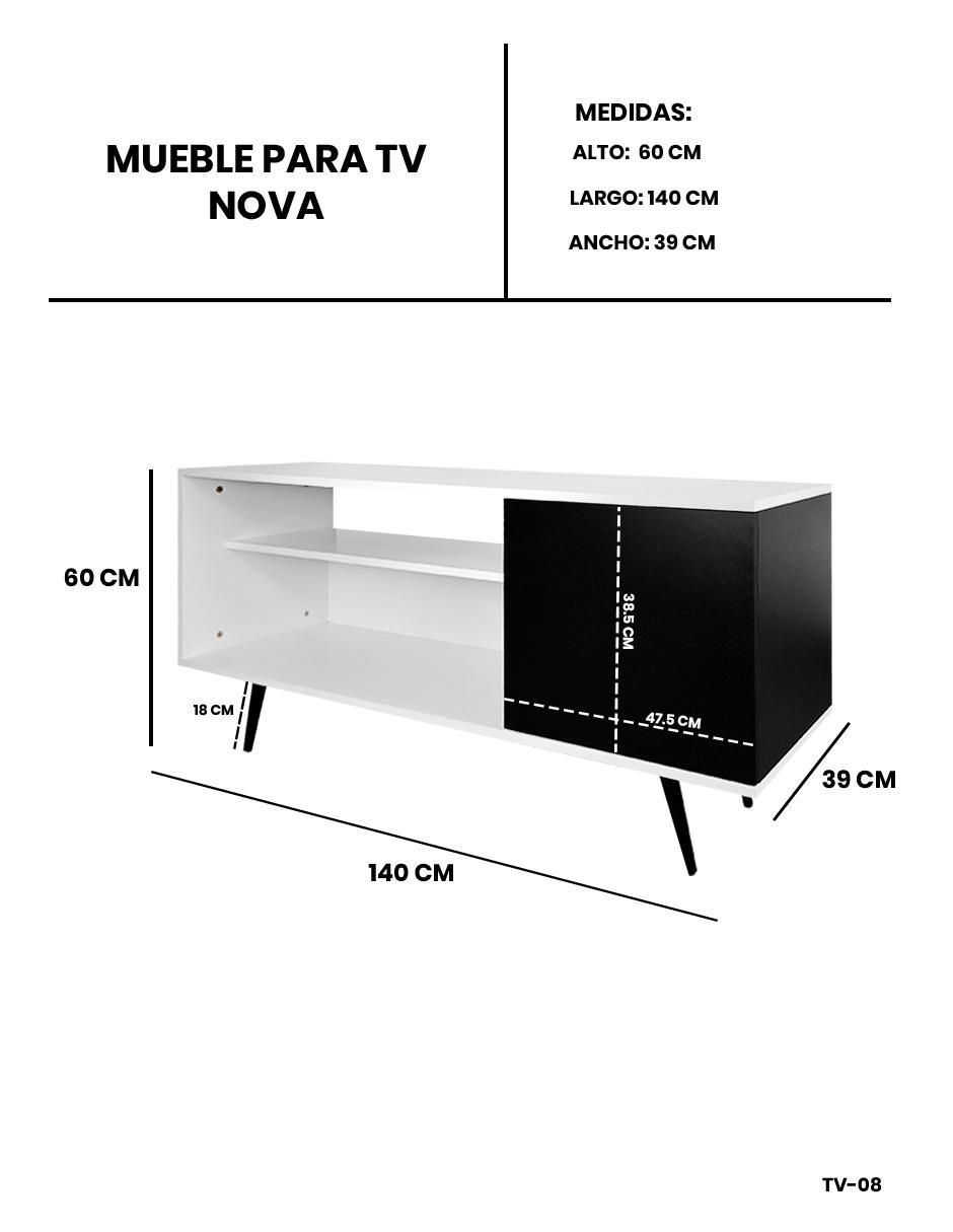 Mueble de TV Nova de melamina 6